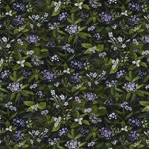 Little Rascals - Naturescapes - #25513-78 - Flora and Foliage - by Northcott - 100% Cotton Woven Fabric - Choose Your Cut