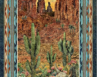 Sedona Spirit - #DP28240-37 - Digitally Printed 30" x 43" Fabric Panel - by Northcott - 100% Cotton Woven Fabric