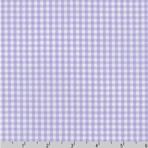 Carolina Gingham - 1/8 Inch Checks - #P-5689-7 LAVENDER - by Robert Kaufman - 100% Cotton Woven Fabric, Choose Your Cut