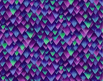 Hootie Patootie - Feather Triangles - #HPAT 5308 C - by Jeremiah Ketner for P & B Textiles - 100% Cotton Woven Fabric - Choose Cut