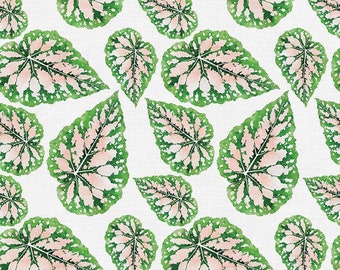 Paintbrush Studio - MODERN BOTANICALS Jungle Peach - 100% Cotton Woven Fabric, Choose Your Cut