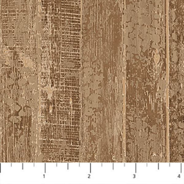 Alpine Winter - Wood Grain Brown - Pattern # 24338-34 - by Northcott - 100% Cotton Woven Fabric, Choose Your Cut