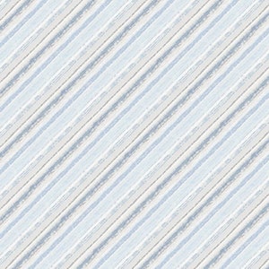Woodland Frost - Strisce diagonali azzurro - #3041 17787 490 - di Wilmington Prints - Tessuto 100% cotone - Scegli il tuo taglio