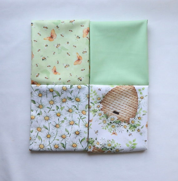 Garden Buzz - 14-częściowy pakiet Fat Quarter - firmy P & B