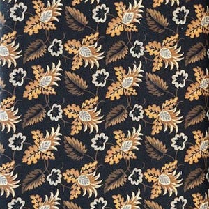 Cheddar and Coal III - by Pam Buda - Black Jacobean - Marcus Fabrics - 100% Cotton Woven Fabric - Choose Your Cut