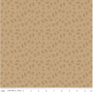 Legends of the National Parks - Wildlife Paw Prints - #C13285-SAND - by Riley Blake - 100% Cotton Woven Fabric - Choose Your Cut