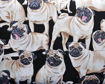 CUSTOM MEN'S BOXERS, Made to Order, Pugs, Choose Size