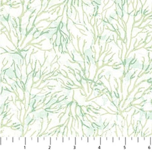 Deep Blue Tonal Coral - #DP28126-72 - by Northcott - 100% Cotton Woven Fabric - Choose Your Cut