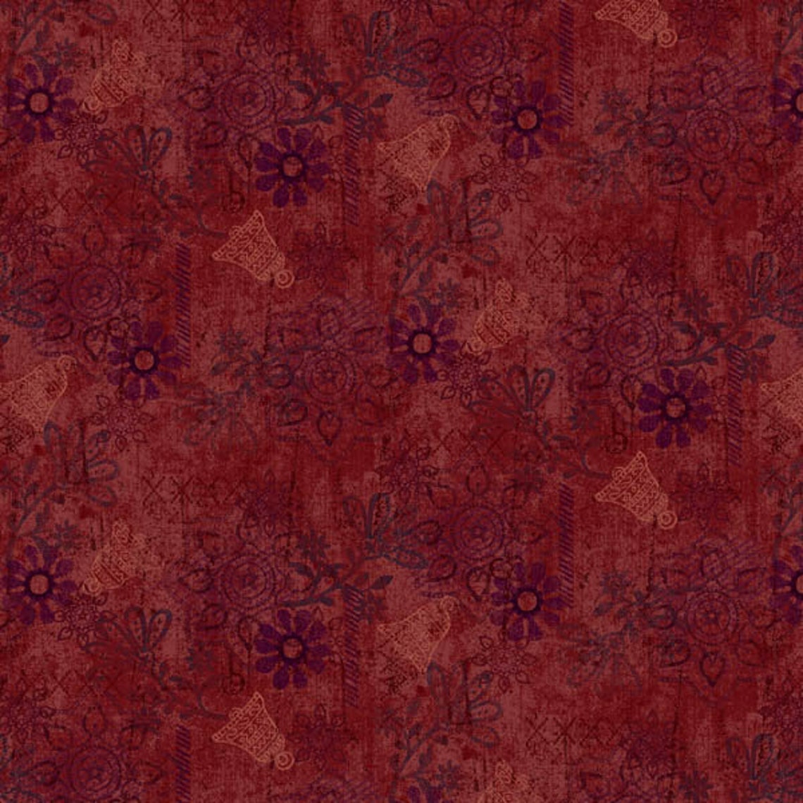 Scrap Happy - Mixed Media Solid - Red - Pattern # GLA-2615-88 - Henry ...