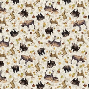 Wilderness - Naturescapes Wildlife - Pattern #DP27788-37 - by Northcott - 100% Cotton Woven Fabric - Choose Cut