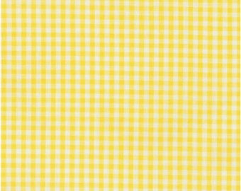 Carolina Gingham - 1/8 Inch Checks - #P-5689-14 YELLOW - by Robert Kaufman - 100% Cotton Woven Fabric, Choose Your Cut