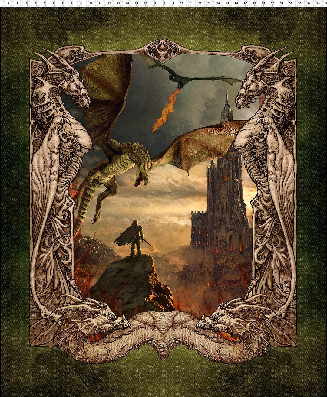 Drachen Die Ahnen Am Anfang Stoffe #10DRG-1 Ritter