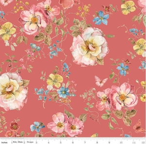 Countryside Main Red - #C14530-RED - by Riley Blake - 100% Cotton Woven Fabric - Choose Your Cut