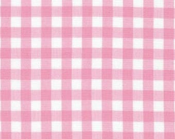 Carolina Gingham - Cuadros de 1/4 de pulgada - # P-16368-351 ROSA CARAMELO - de Robert Kaufman - Tela tejida 100% algodón - Elija su corte