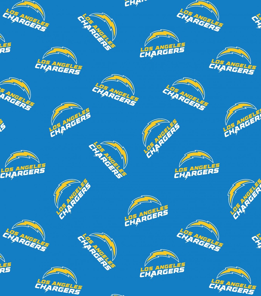 Los Angeles Chargers - Licensed NFL Team Fabric - Fabric Traditions ...