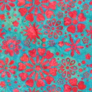 BATIK - From the Fairy Dance Collection by Jacqueline De Jonge - Pattern # 3038Q-X VIBRANT - by Anthology - 100% Cotton - Choose Your Cut