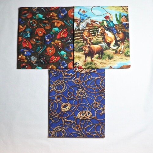 18 Piece FAT QUARTER Bundle - Cattle Drive - By Oasis - Western Theme - A Cowboy's Life - 100% Cotton Woven Fabrics main image 8