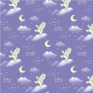 Troetelbeertjes Baby ~ Make A Wish # 44011106-01 Paars - Baby Wish Bear - by Camelot - 100% geweven katoen