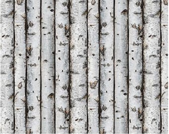 First Light Birch Trees -  Pattern # 26765-92 - by Northcott - 100% Cotton Woven Fabric - Choose Cut