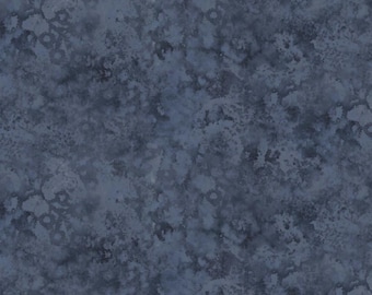 Wild at Heart Mottled Dark Blue - Naturescapes - Pattern #28198-46 - by Northcott - 100% Cotton Woven Fabric - Choose Cut