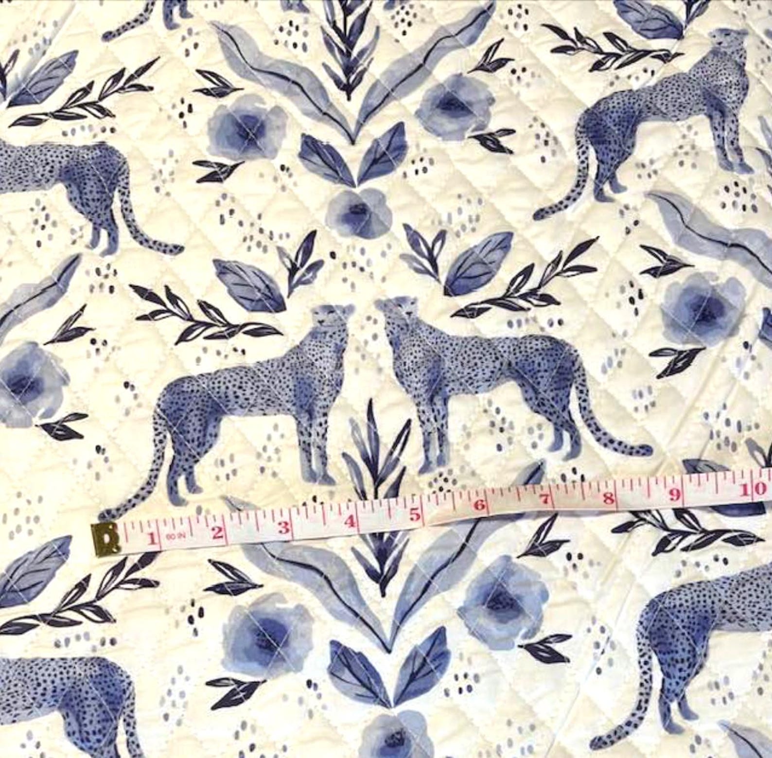 Lula Blue Pre-quilt - Double Face Quilted Fabric - Paintbrush Studio ...