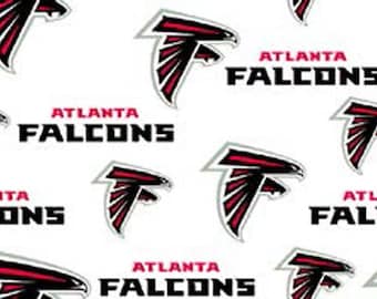 ATLANTA FALCONS, Tela del equipo NFL con licencia, Tejido 100 % algodón, Elige tu corte