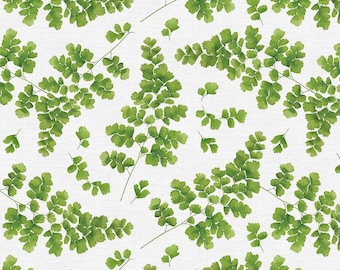 Paintbrush Studio - MODERN BOTANICALS Maidenhair - 100% Cotton Woven Fabric, Choose Your Cut