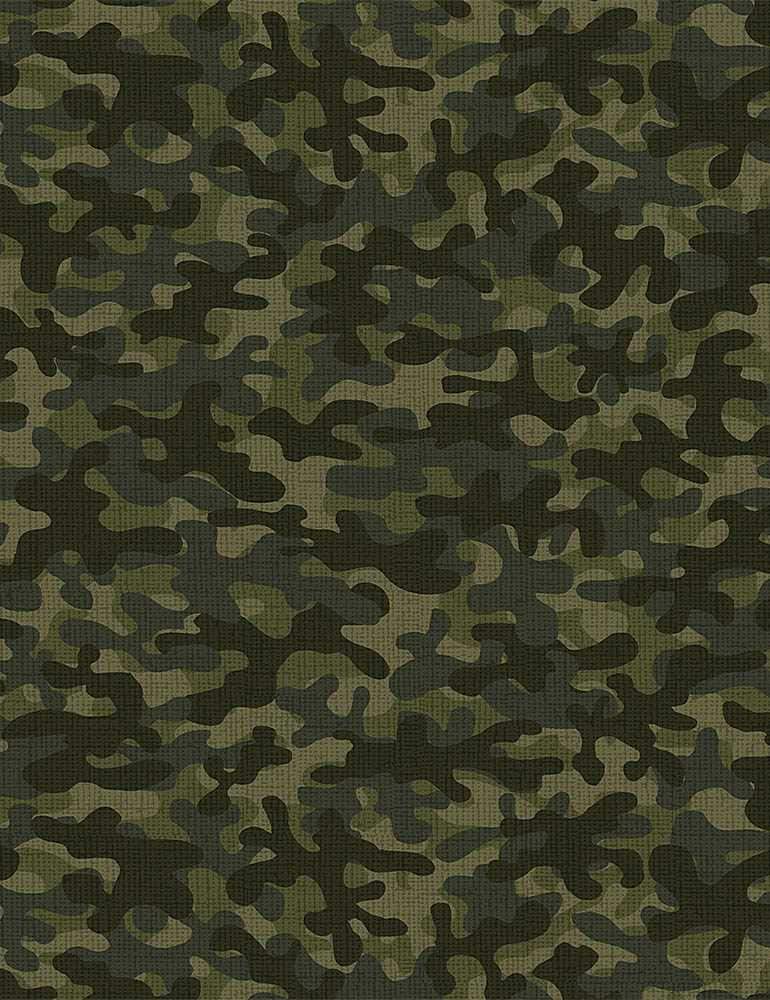 Last 17.5 Inches - Timeless Treasures - CAMO BLENDER - CAMO-C8000