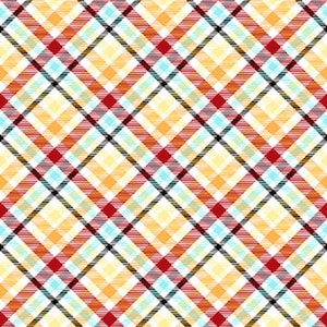 Monster'ocity - Pattern #1236G-84 Multi - Bias Plaid Glow in the Dark - by Henry Glass - 100% Cotton Woven Fabric - Choose Your Cut