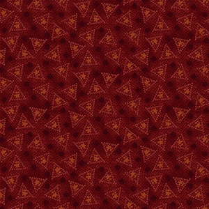 Best of Days - Pattern # 2454-88 - Rich Autumn Red - Stepping Stones - Henry Glass Fabrics - 100% Cotton Woven Fabric - Choose Cut