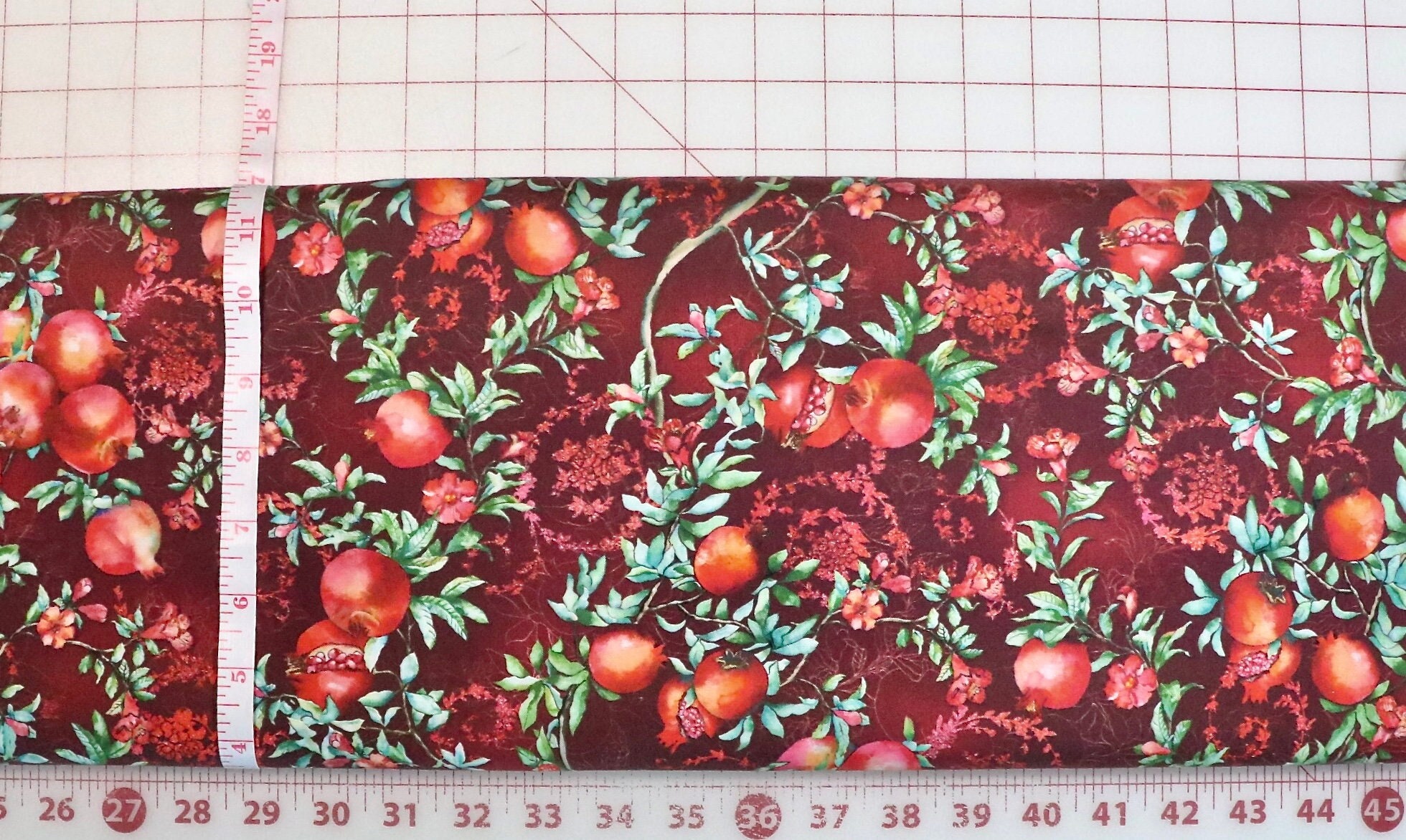 Illuminating the Season - Christmas Berries Red - by RJR Fabrics - 100% Cotton Woven Fabric - Choose Your Cut