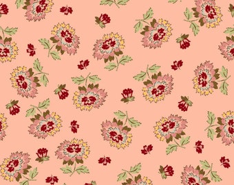 Remembering Tomorrow - Wild Roses - #RT180-102 - by Quiltex - Reproduction Print - 100% Cotton Woven Fabric - Choose Your Cut