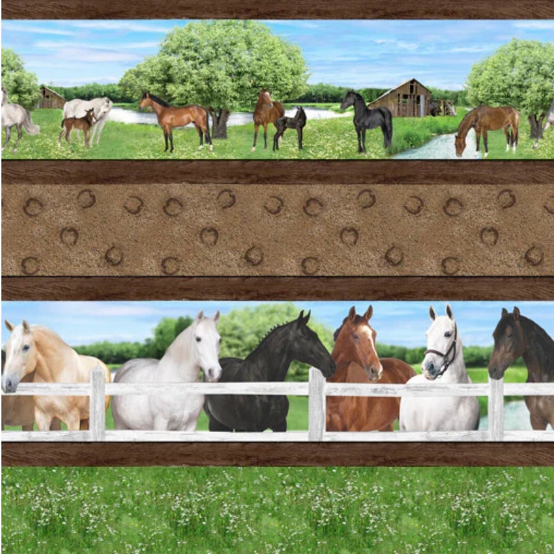 wallpaper-border-horses-etsy