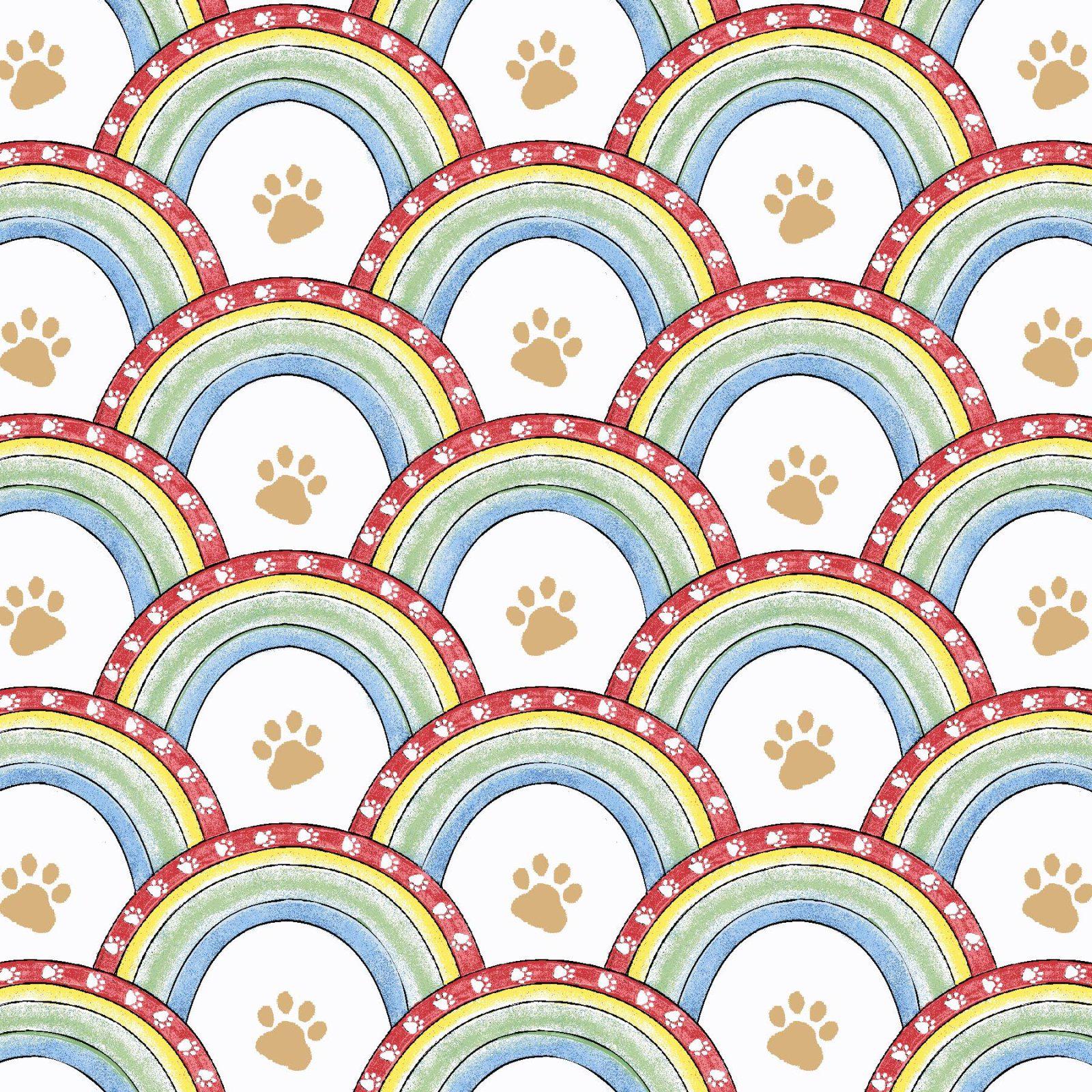 A Place to Call Home - # 1422-78 Blue/Multi - Rainbow Set - by Henry Glass - 100% Cotton Woven Fabric - Choose Cut