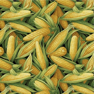 Farmer John&#39;s Garden Party - Pattern # 120-13191 - Corn  - by Paintbrush Studio - 100% Cotton Woven - Choose Your Cut