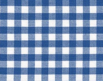 Carolina Gingham - 1/4 Inch Checks - # P-16368-11 ROYAL - by Robert Kaufman - 100% Cotton Woven Fabric - Choose Your Cut