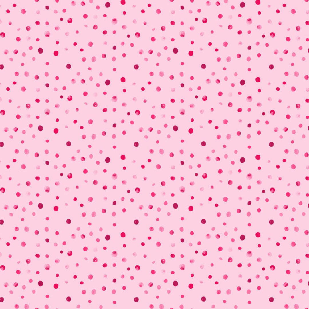 From the Heart Dots by Clothworks Y3361-41 Light Pink - Etsy