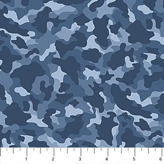 Crazy for Camo Pattern 2424144 Naval Blue Camo by Etsy