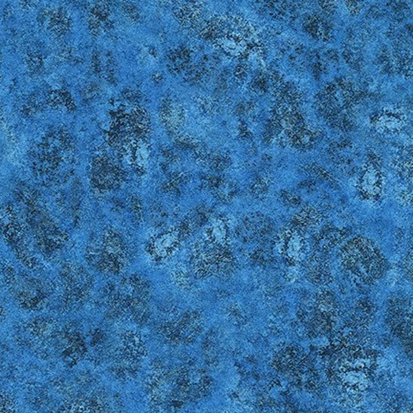 Leonardo Da Vinci - Pattern SRKD-20101-4 BLUE - by Robert Kaufman - 100% Cotton Woven Fabric, Choose Cut