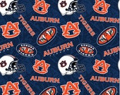 NCAA Cotton - Auburn Tone on Tone - Sykel Enterprises - Auburn Tigers - 100 Cotton Woven Fabric, Choose Your Cut