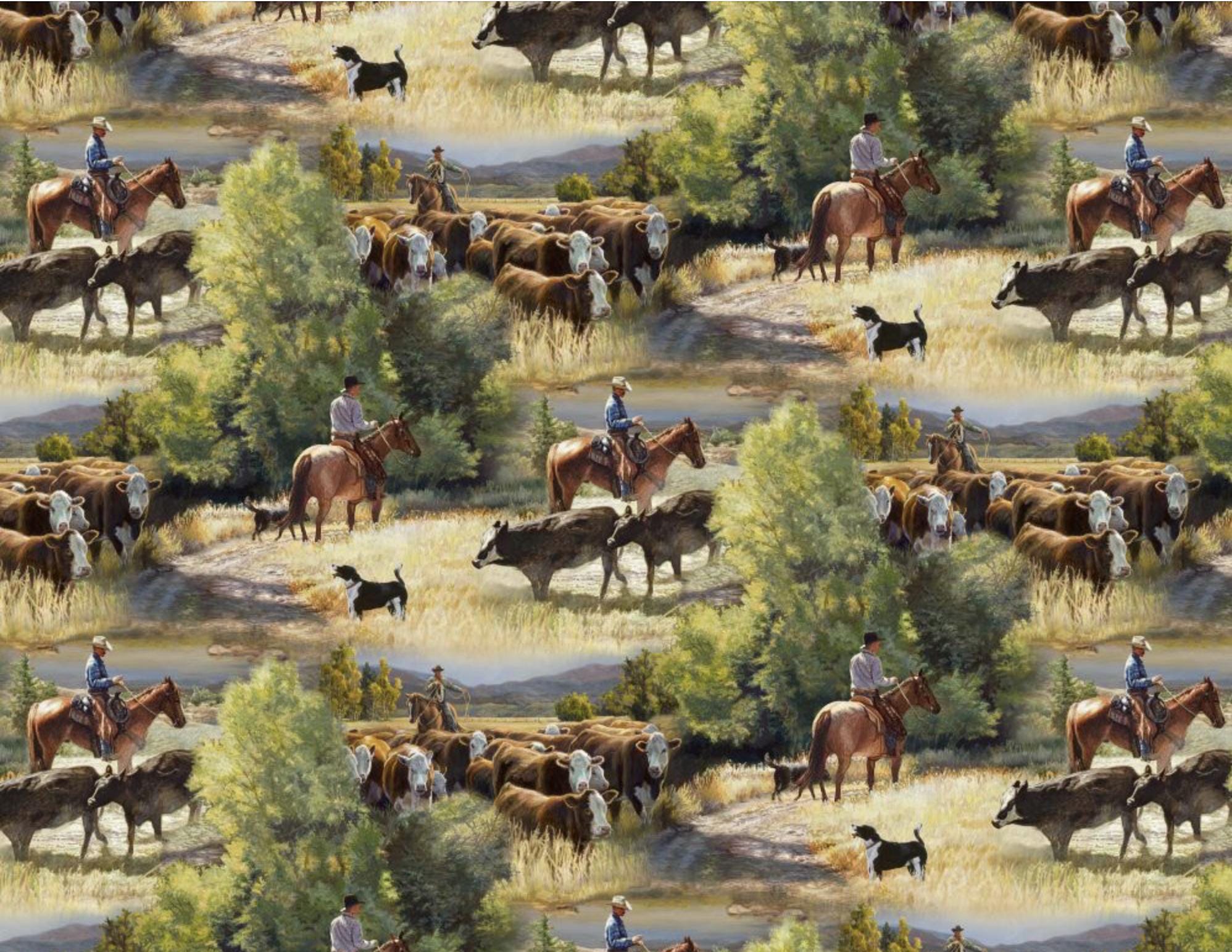 Cattle Drive Fabrics by the Yard - Etsy