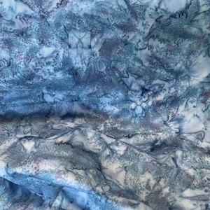 1895 Watercolors - BATIK - # 229-Wisteria - by Hoffman - 100% Cotton - Choose Your Cut