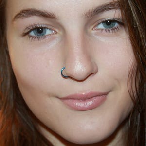 Fake Nose Ring - Clip On Nose Ring - Faux Nose Ring -Hoop Nose Ring Custom Nose Ring Cartilage Ring Fake Piercings Punk Nose Rings