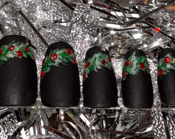 Custom Press-On Nails | Handmade, Reusable, Personalized Nail Art Set