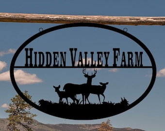 Large Ranch Entrance Sign | Etsy