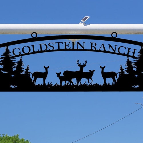 Personalized Ranch Name Entrance Sign Custom Metal Farm - Etsy