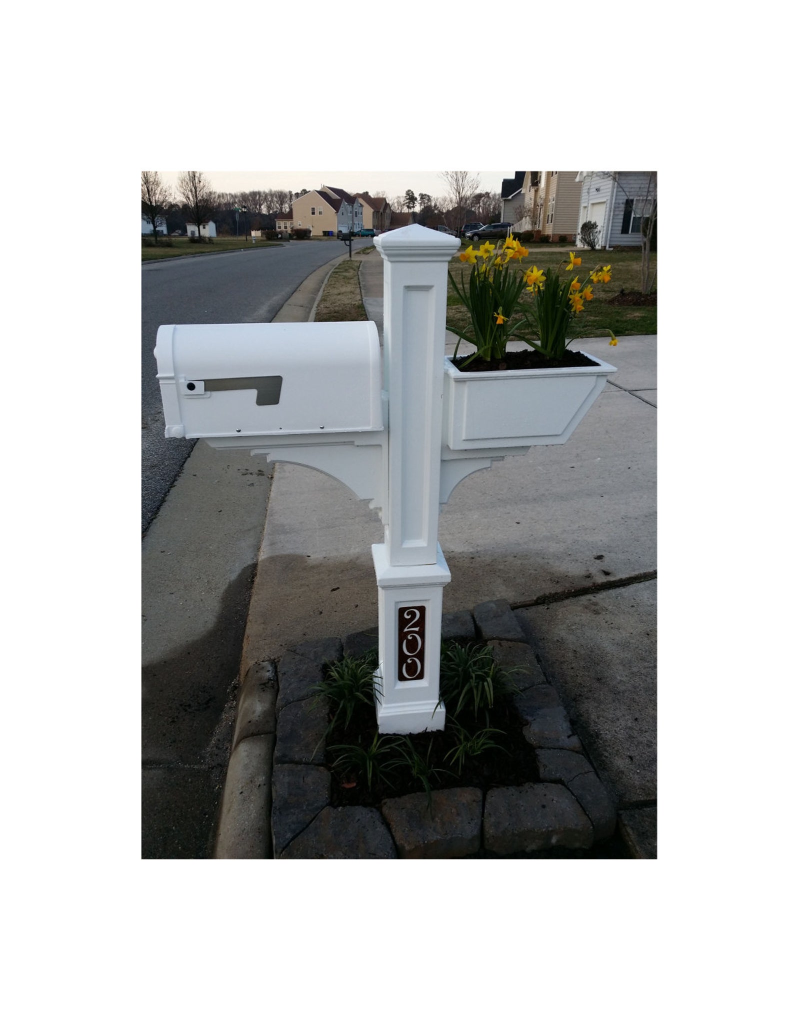 Mailbox Post Number Sign number Plaque Only Address Number Etsy