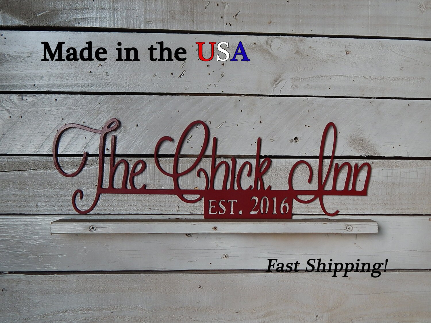 Chick Inn est sign, Chicken Coop Sign, Established Date Any, Chicken,…