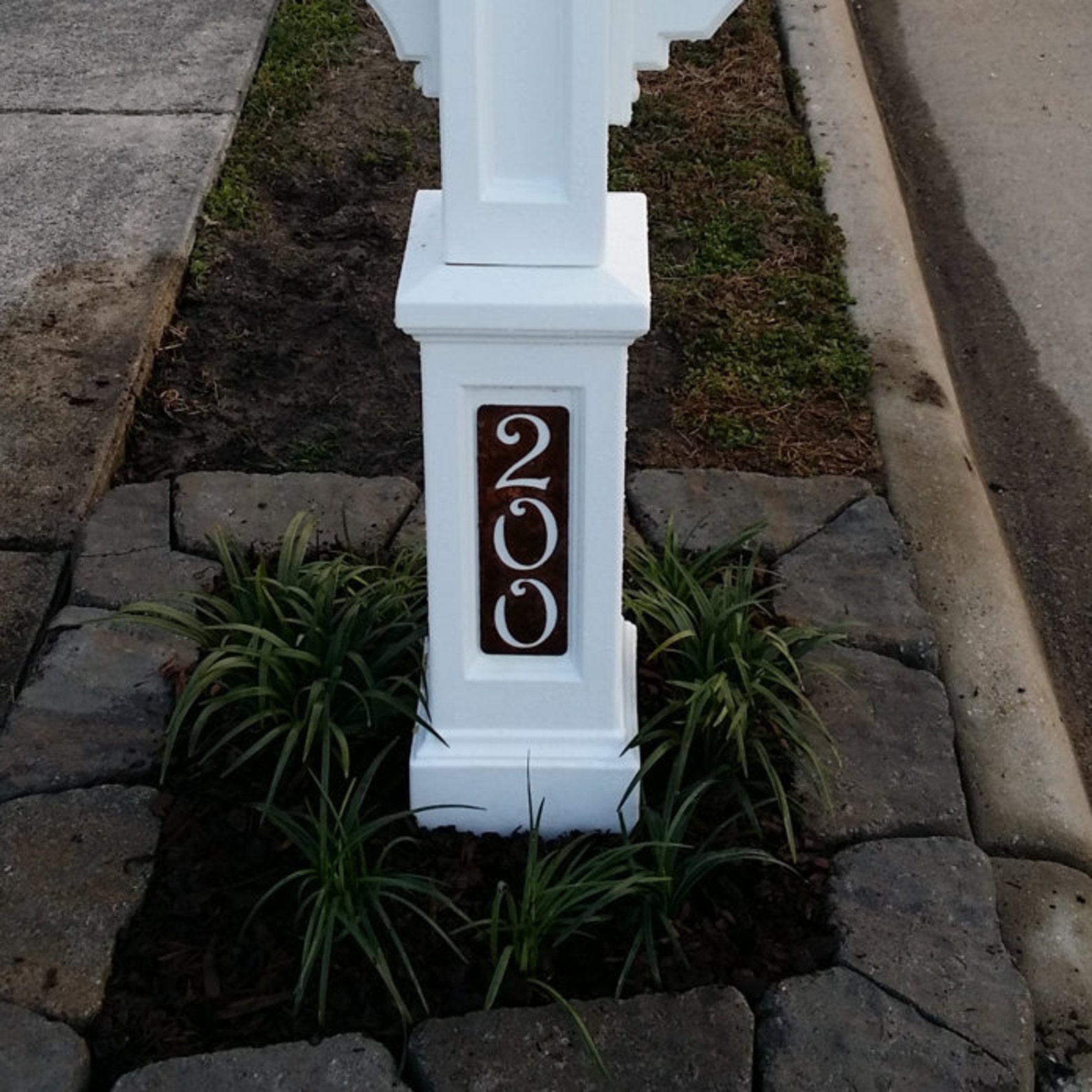 Mailbox Post Number Sign number Plaque Only Address Number Etsy