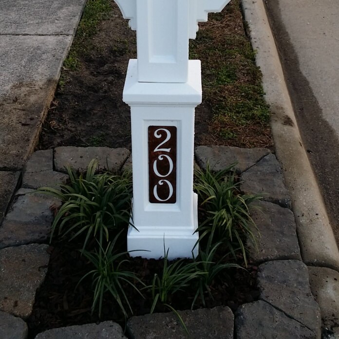 Mailbox Post Number Sign number Plaque Only Address Number Etsy